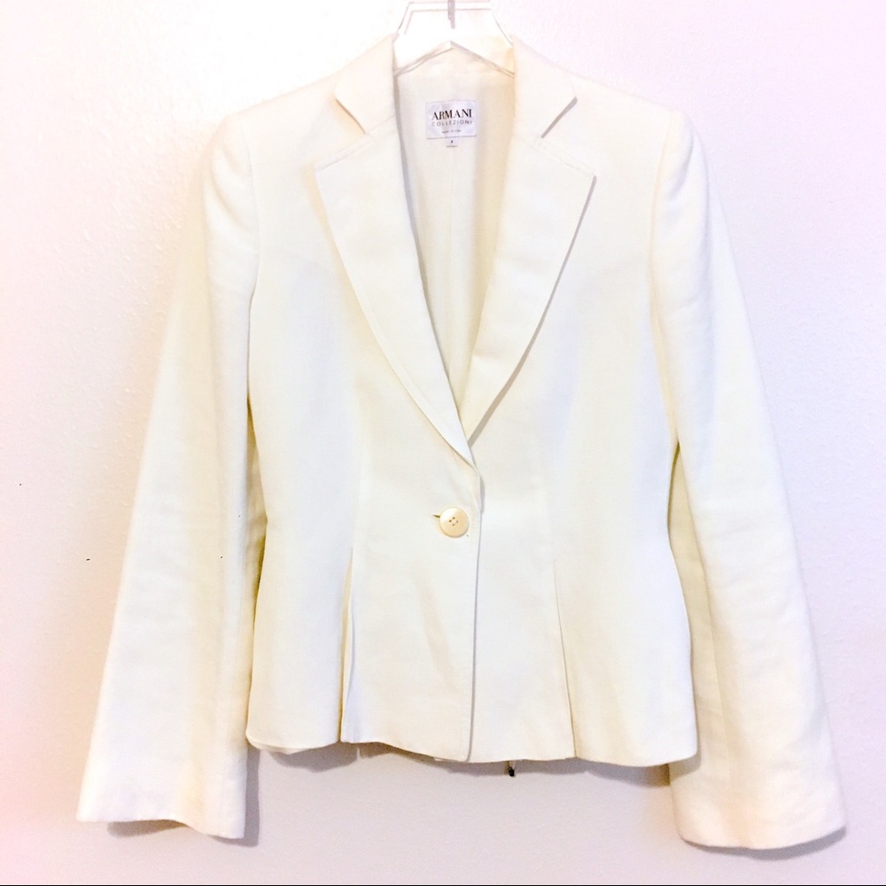 Vintage Armani Collezioni Blazer w Lace Up Back 〰️